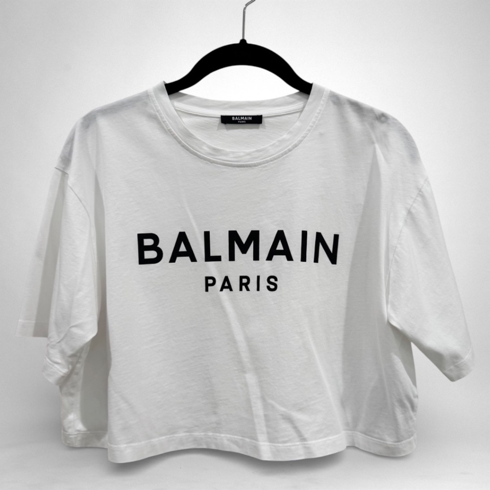 Balmain Crop T-Shirt